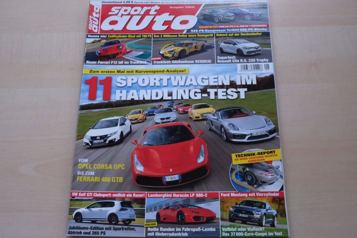 Deckblatt Sport Auto (01/2016)